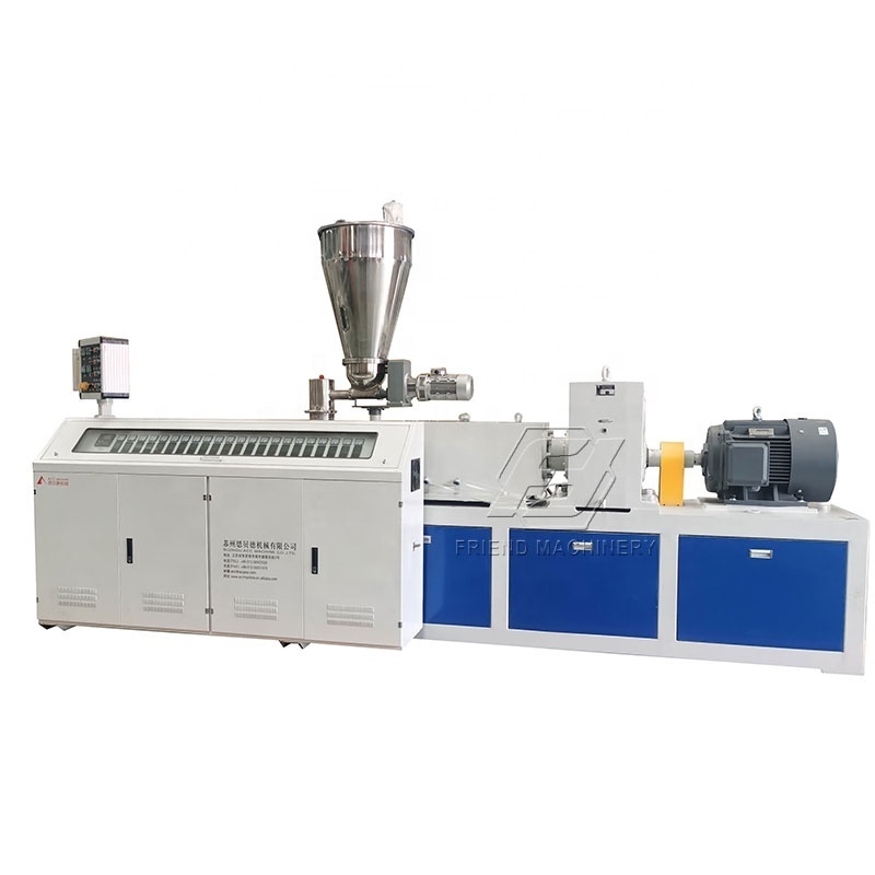 High capacity 16-63mm plastic pvc upvc cpvc pipe making machine/double-out PVC pipe machine