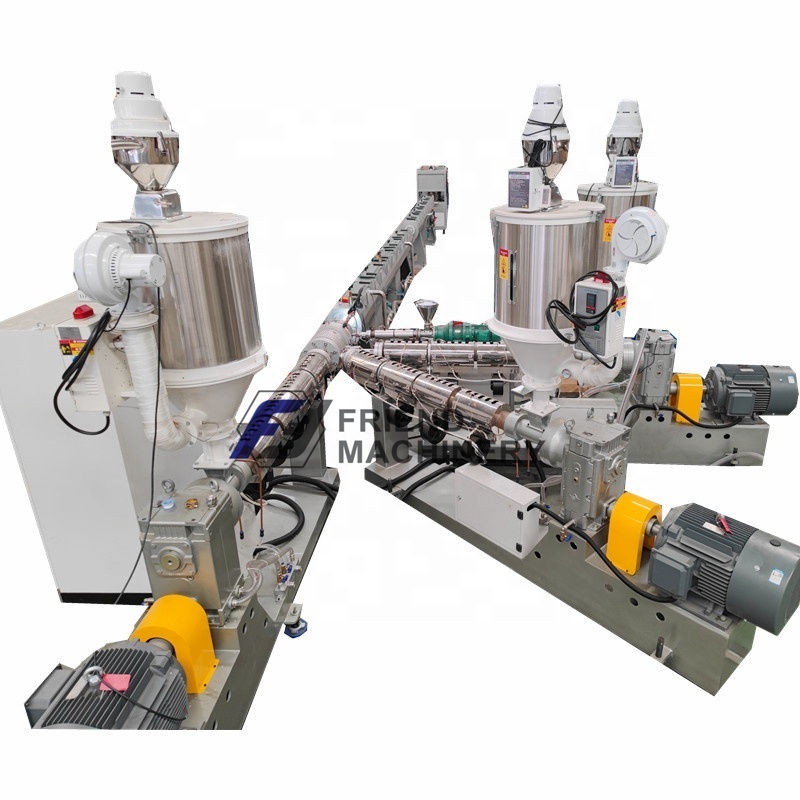 PPR PE PP Multi-layer Pipe Extrusion Production Line/ 3 5 layer PPR PE Fiberglass Pipe Making Machine