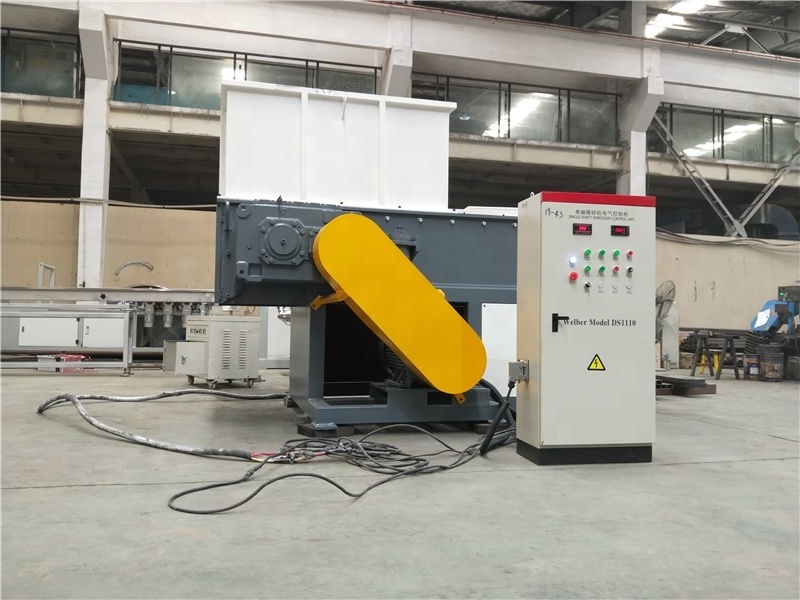 Single Shaft Shredder/ Shredding Machine Plastic Crusher Machine For Sale