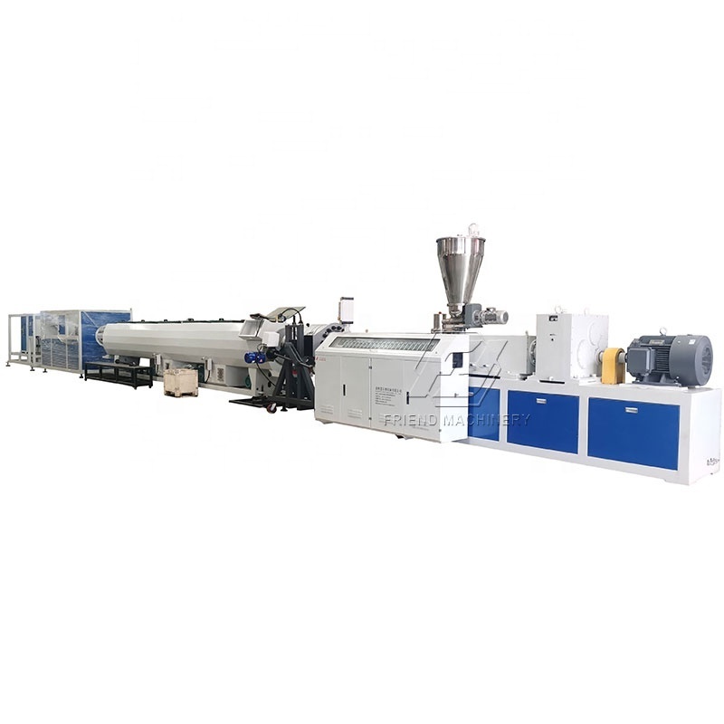 High capacity 16-63mm plastic pvc upvc cpvc pipe making machine/double-out PVC pipe machine