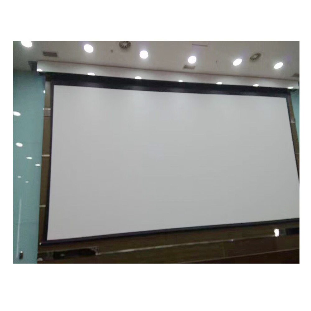 Large size projection screen 180inch 200inch 250inch 300inch 400inch Electric/motorized projector screen with tubular motor