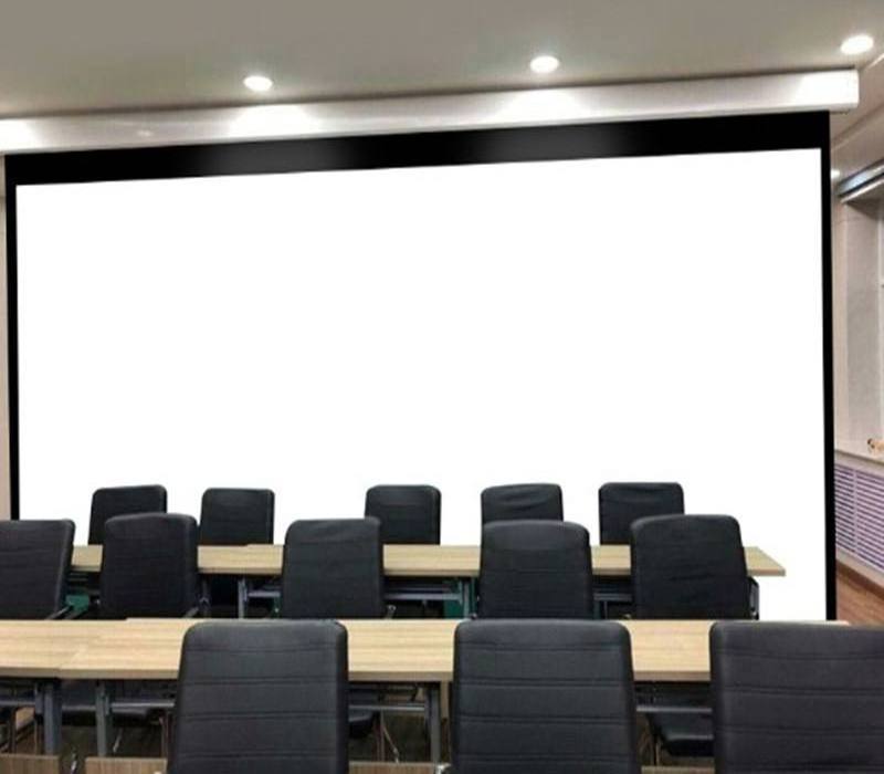 Large size projection screen 180inch 200inch 250inch 300inch 400inch Electric/motorized projector screen with tubular motor