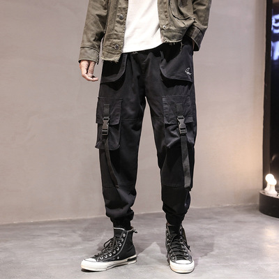 Men Cargo Pants Pockets Street Pants Casual Trousers Mens Black Cargo Pants Sweatpants