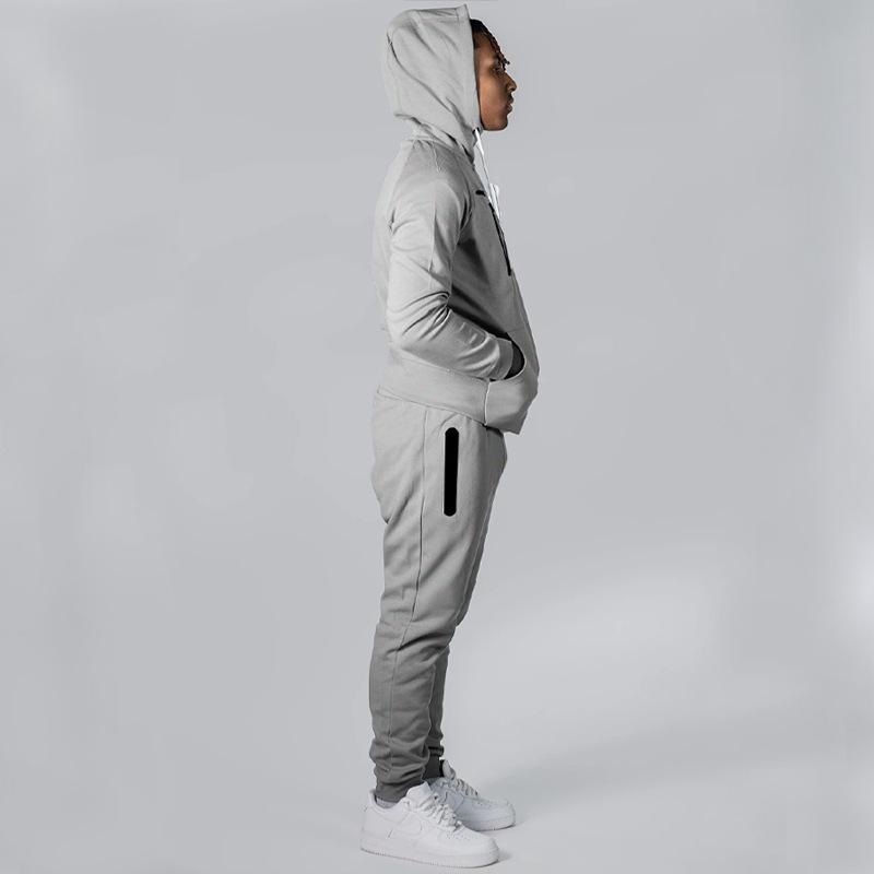 Mens Sweat Suits Zips Jogging Suit Track Suit Custom Logo Jacket Tracksuits For Men