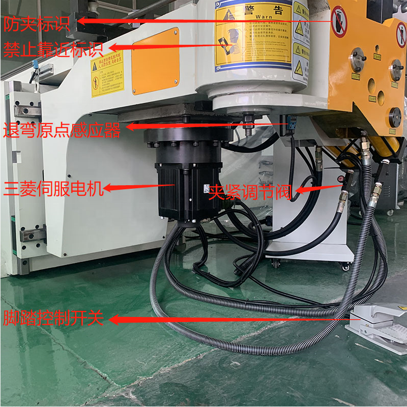 DW-38CNC2A1S exhaust pipe bending machine steel pipe bending machine cnc pipe bender