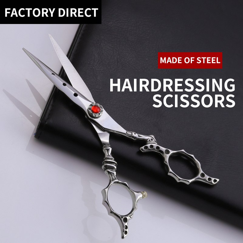 Hairdressing salon hair cutting scissors Barber professional use 440c high quality Stainless steel scissors