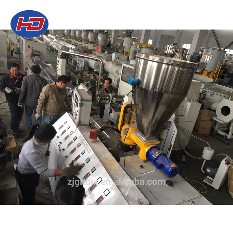 Wood Plastic Composite PVC pipe Production Line WPC profile extrusion machine