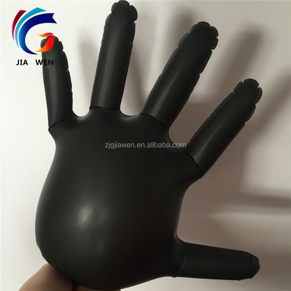 Disposable plastic black tpe poly gloves