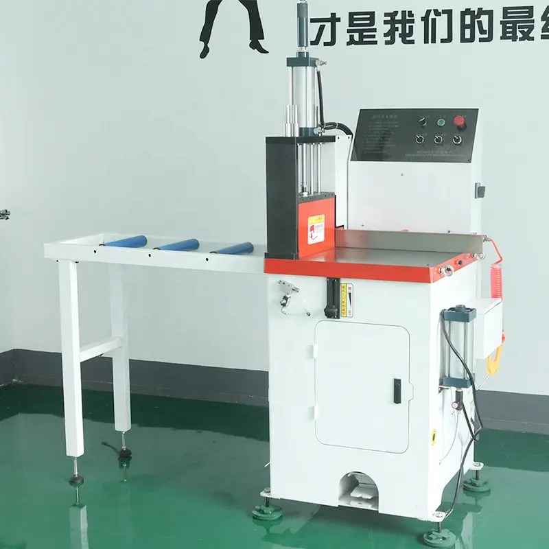 Easy to Operate CE Semi-Automatic Aluminum Cutter With Hidden Saw Blade Pressing Up And Down