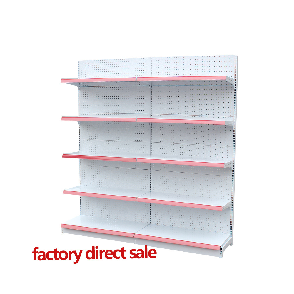 Fashionable Grocery store shelves gondola shelving unit for Supermarket display can be customized