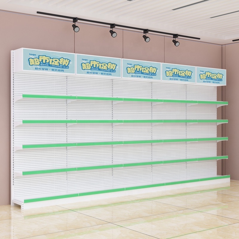 Fashionable Grocery store shelves gondola shelving unit for Supermarket display cloth shelves