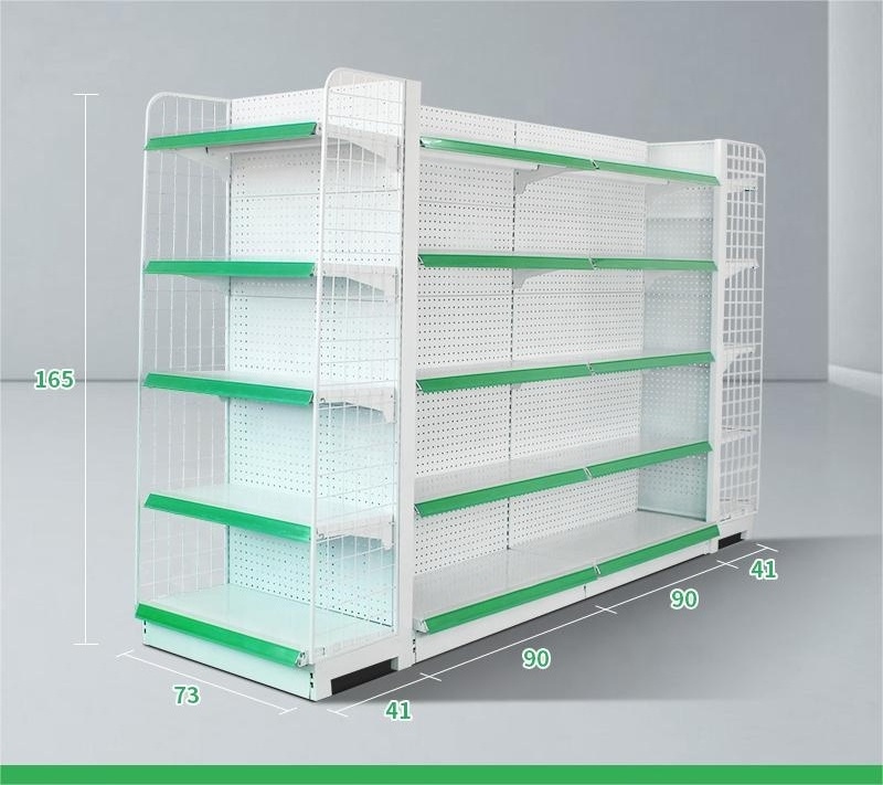 Fashionable Grocery store shelves gondola shelving unit for Supermarket display cloth shelves