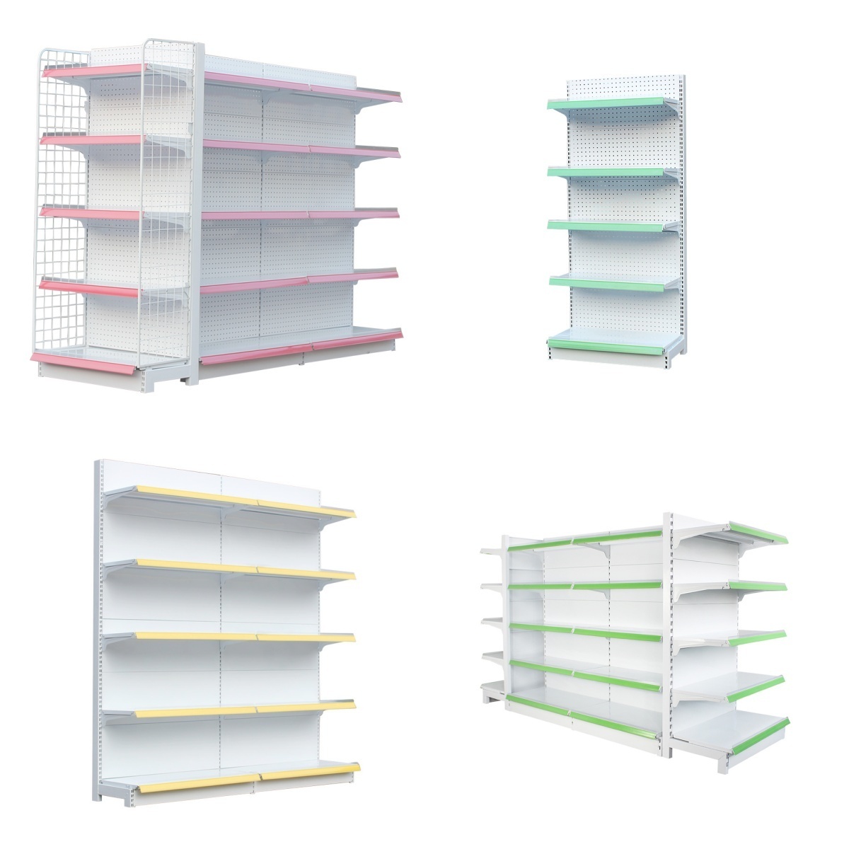 Fashionable Grocery store shelves gondola shelving unit for Supermarket display cloth shelves