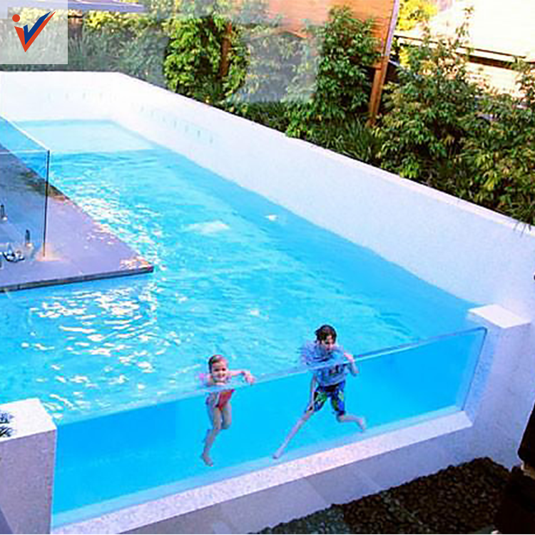 Factory Direct High Quality Acrylic Outdoor Swimming Pools, Acrylic Single Sided Glass Swimming Pool#