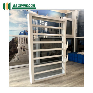 Minetal  jalousie design good ventilated aluminium frame glass louver window jalousie windows