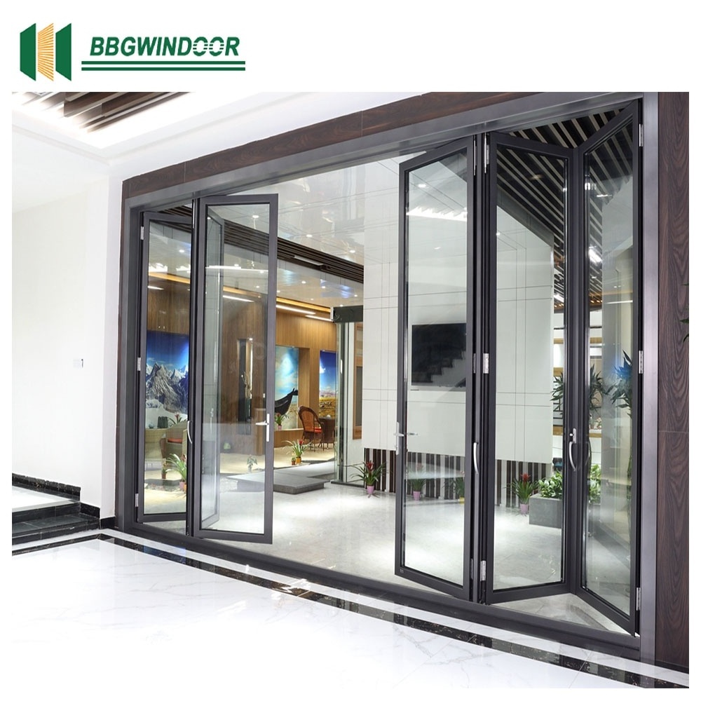 Lukliving insulation louver swing door bathroom customized swing door swing door with glass