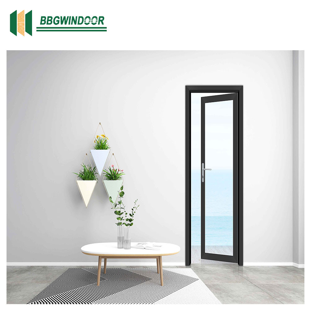 Lukliving insulation louver swing door bathroom customized swing door swing door with glass