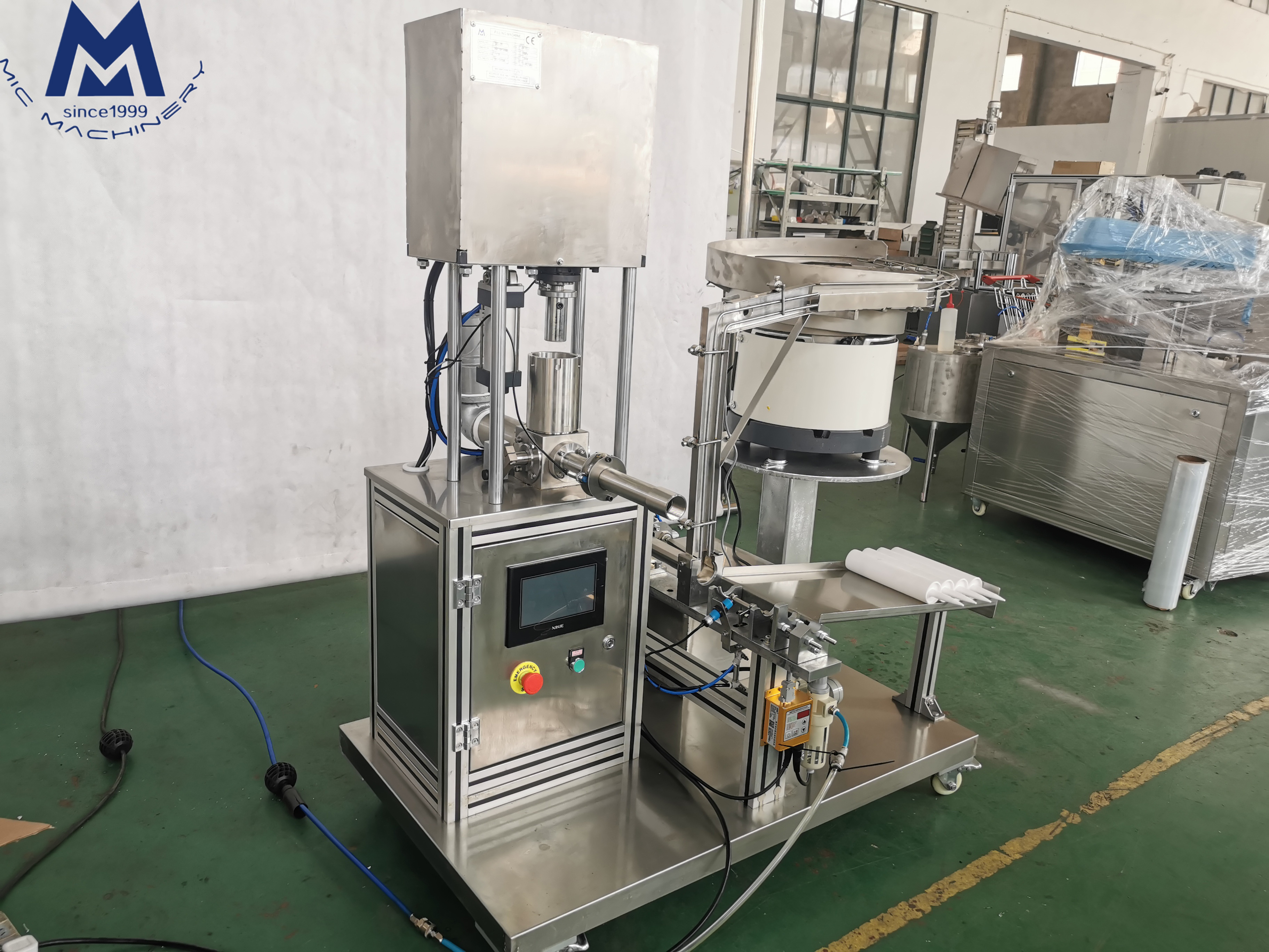 Semi automatic small pu ms gel adhesive silicon silicone sealant cartridge filling machine