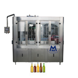 Automatic Filler Glass Bottling Carbonated Beverage Soda Drink Beer Bottle Filling Machine