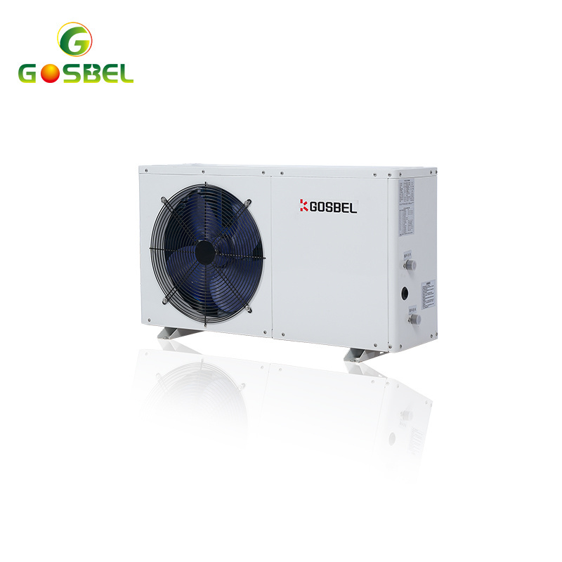 GOSBEL Domestic air source hot water heat pump mini split swim pool heat pump water heaters 100L to 500L