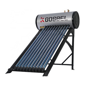 GOSBEL 120l 200l 300l tube solar hot water heater kit pressurized solar water heaters for home use