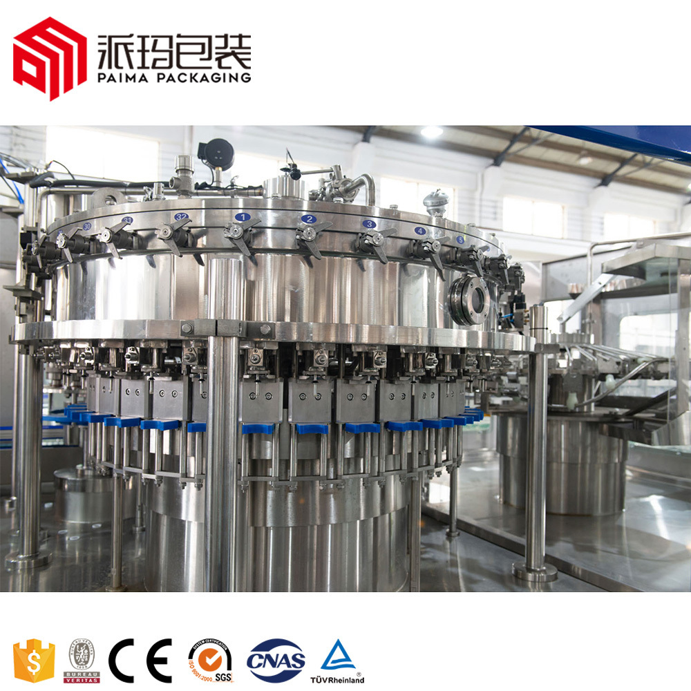 Automatic CSD Monoblock Beverage Juice Soda Beer Sparkling Water Making Bottle Filling Machines Production Line Machinery