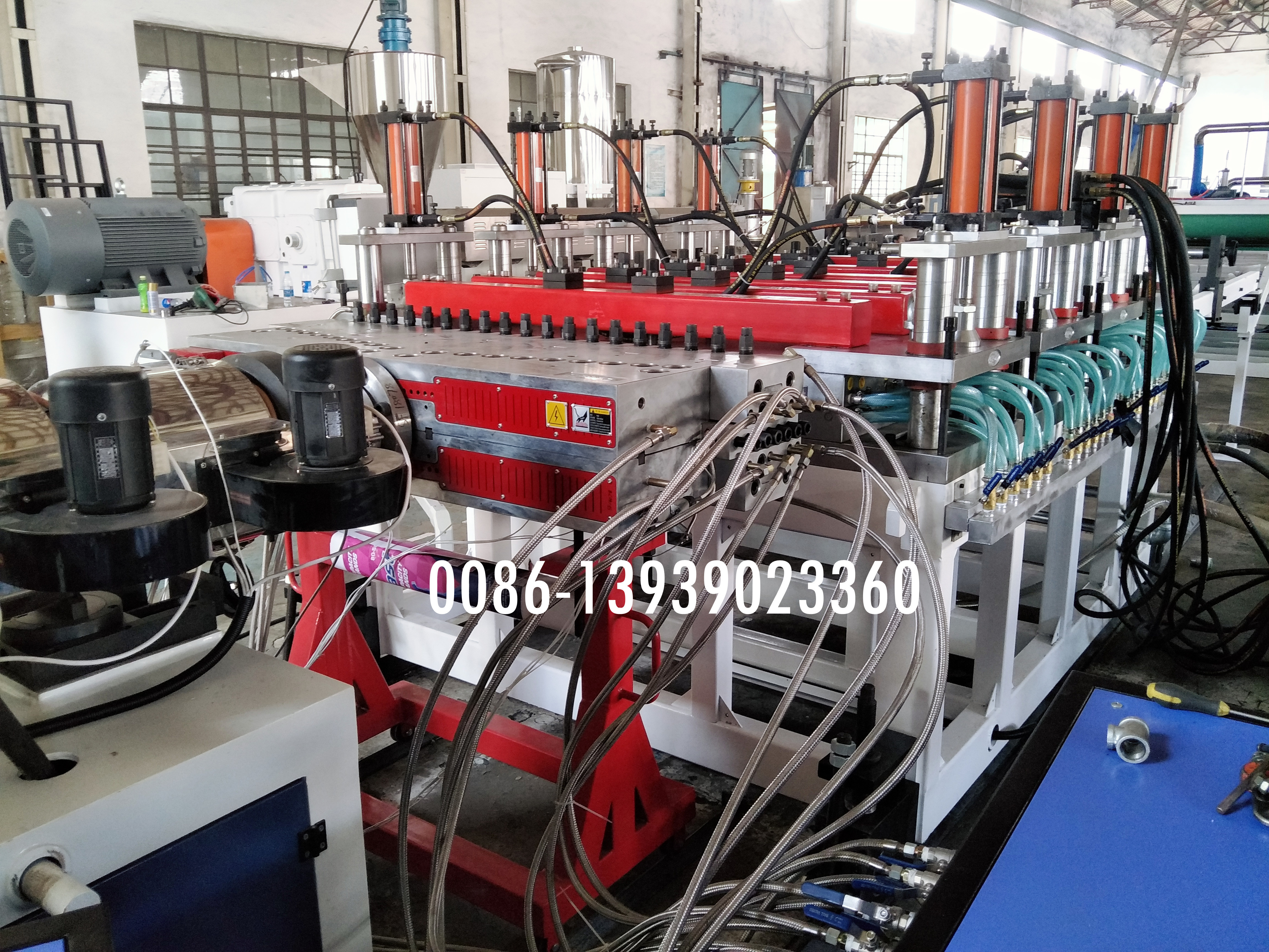 PVC free foam board mould extrusion die head Plastic Marble machinery