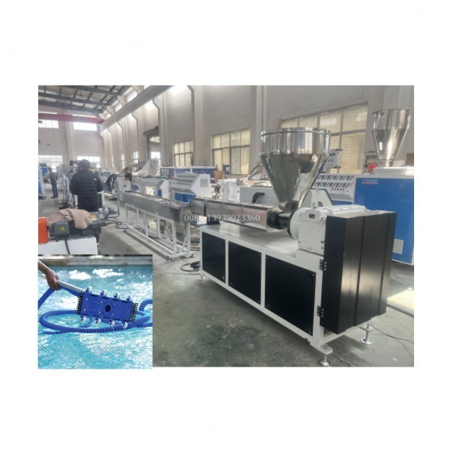 Pool hose produce machine swimming pool cleaner spiral flexible pipe production line