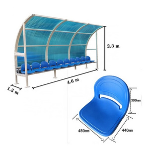 NWT Luxury Portable Soccer Player Bench with Racing Stadium Chair