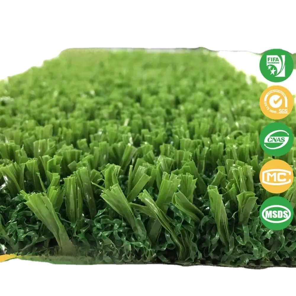 NWT No Rubber Granules Non Infill futsal Football Artificial Grass For Soccer field pitch Sports Flooring