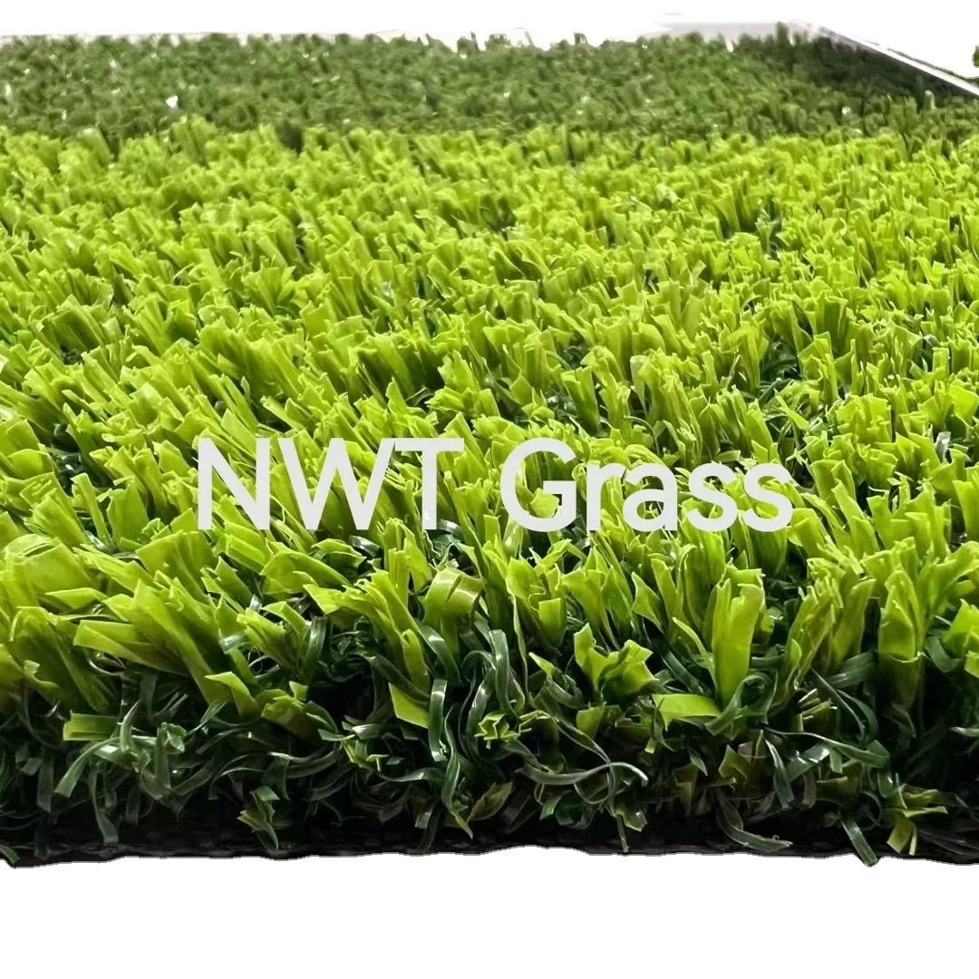 NWT No Rubber Granules Non Infill futsal Football Artificial Grass For Soccer field pitch Sports Flooring