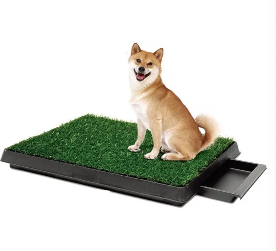 synthetic plastic dog potty grass pee pad artificial pet grass patch artificial grass roll garden pet turf rug