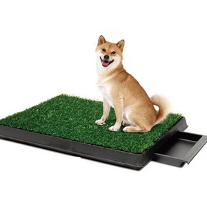 synthetic plastic dog potty grass pee pad artificial pet grass patch artificial grass roll garden pet turf rug