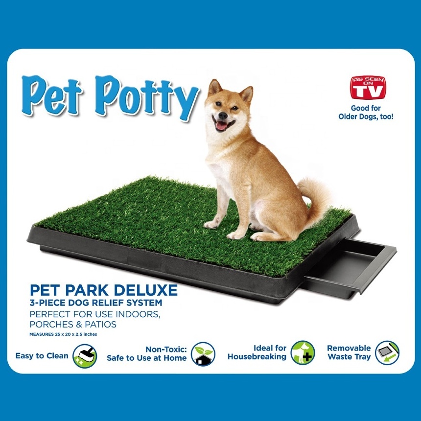 synthetic plastic dog potty grass pee pad artificial pet grass patch artificial grass roll garden pet turf rug