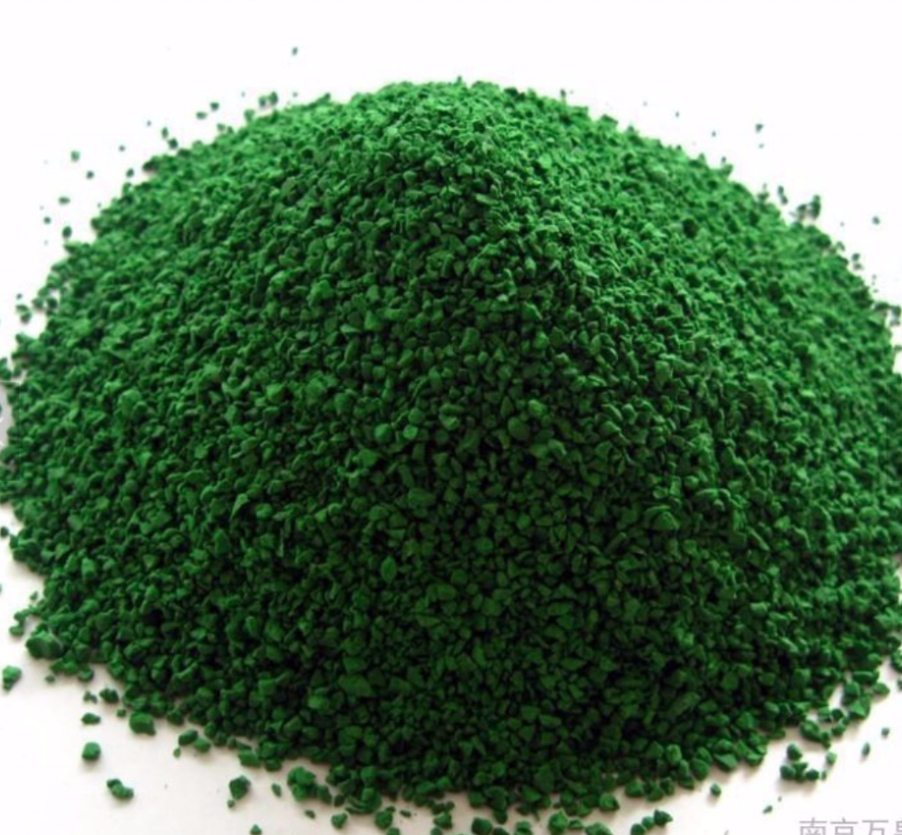 Green epdm rubber granules/black sbr granules fill artificial grass for football soccer fields