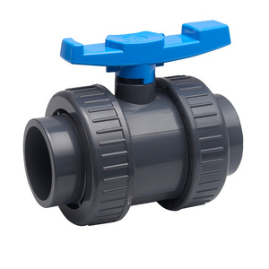 High quality 1/2-4 inch 3 pieces pvc water ball valve for agriculture