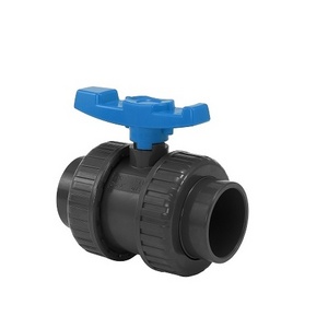 Double Union PVC Manual Socket Ball Valve True Customizable ODM for Water/Irrigation General Applicationn