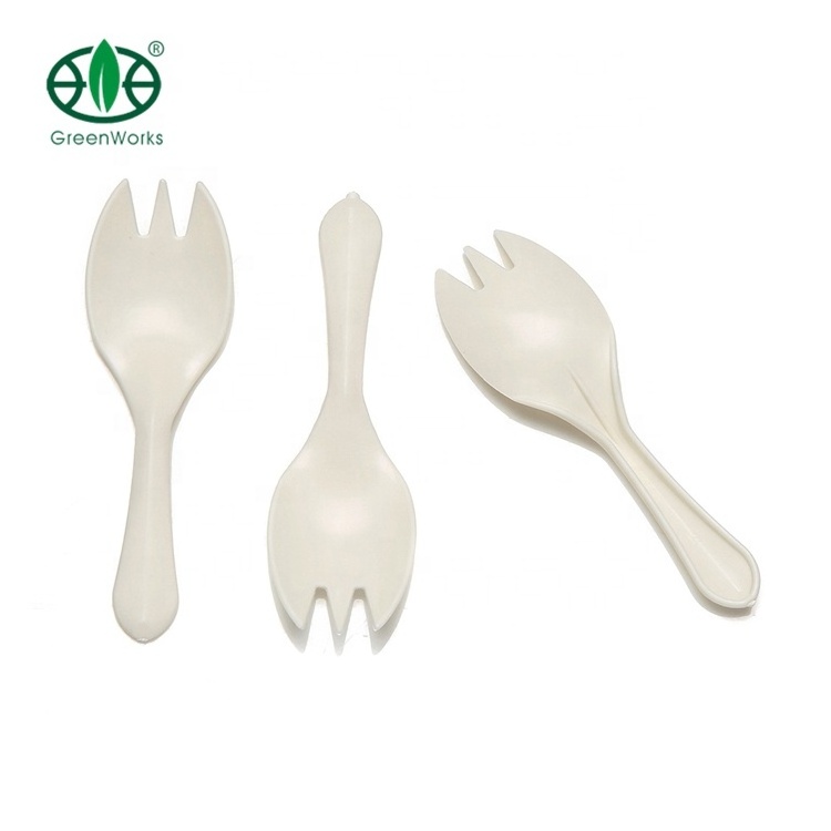 GreenWorks Eco-friendly Disposable plastic 3.38 inch customizable  plastic spoon Ice cream scoop