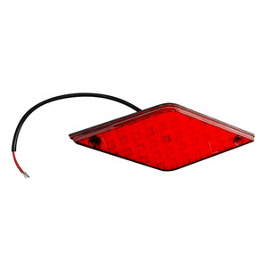 Red amber white led truck lights irregular warning lights universal 12V 24V tail lights for trailer truck bus