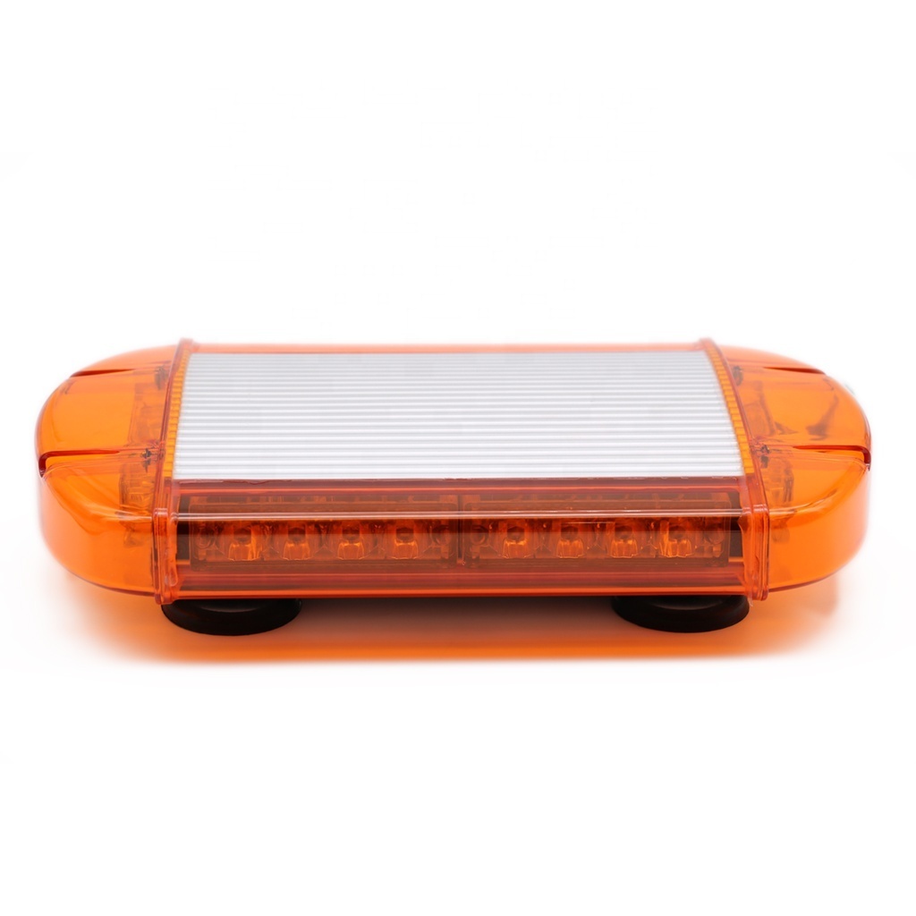 Magnetic Installation 24V Vehicle Amber Strobe Rotating LED Warning Light Bar