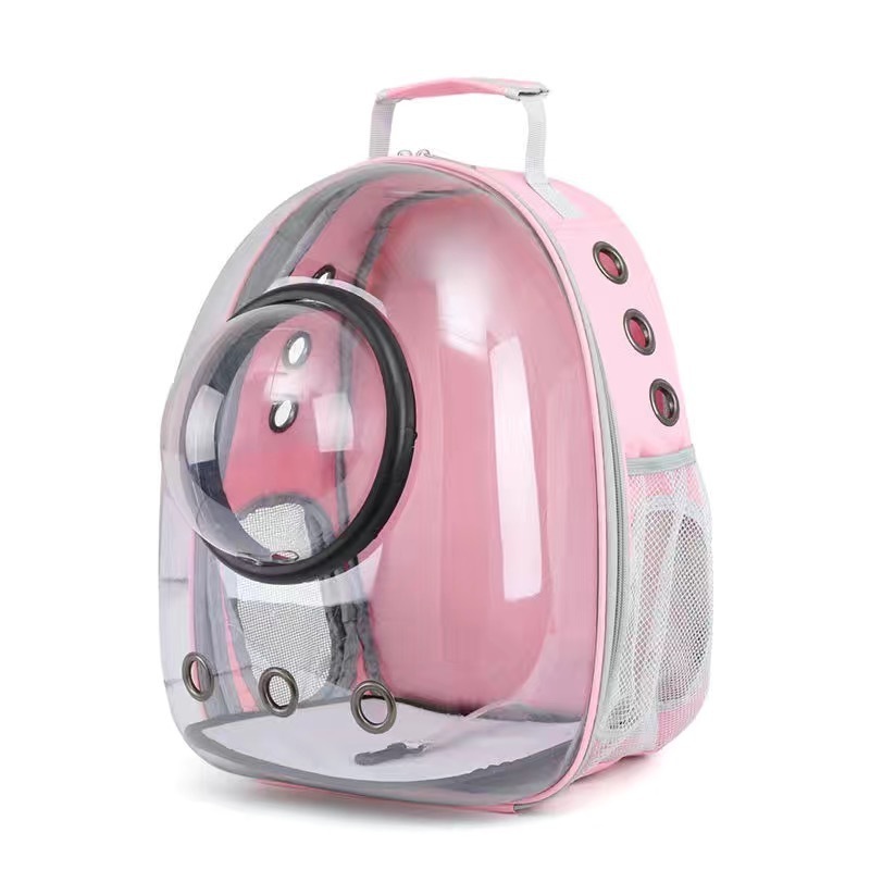 Cat bag Pet backpack Go out portable clear capsule pet bag Go out Breathable backpack Pet supplies