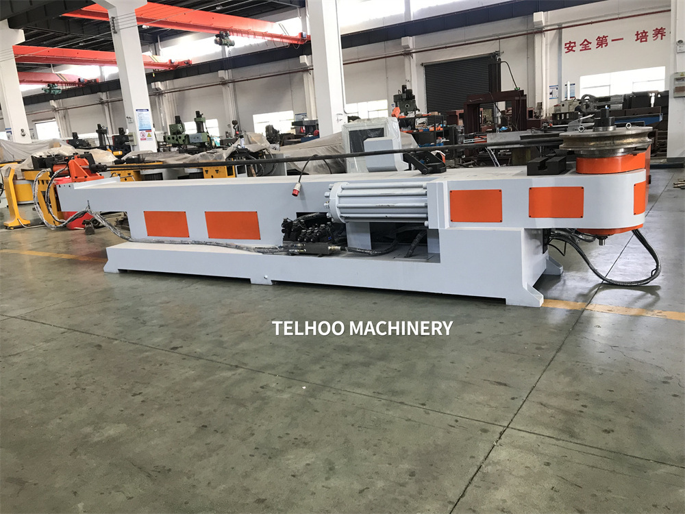 Telhoo DW115NC Metal Hydraulic Electric Automatic CNC Square Electric Round Tube Bender Pipe and Tube Bending Machine