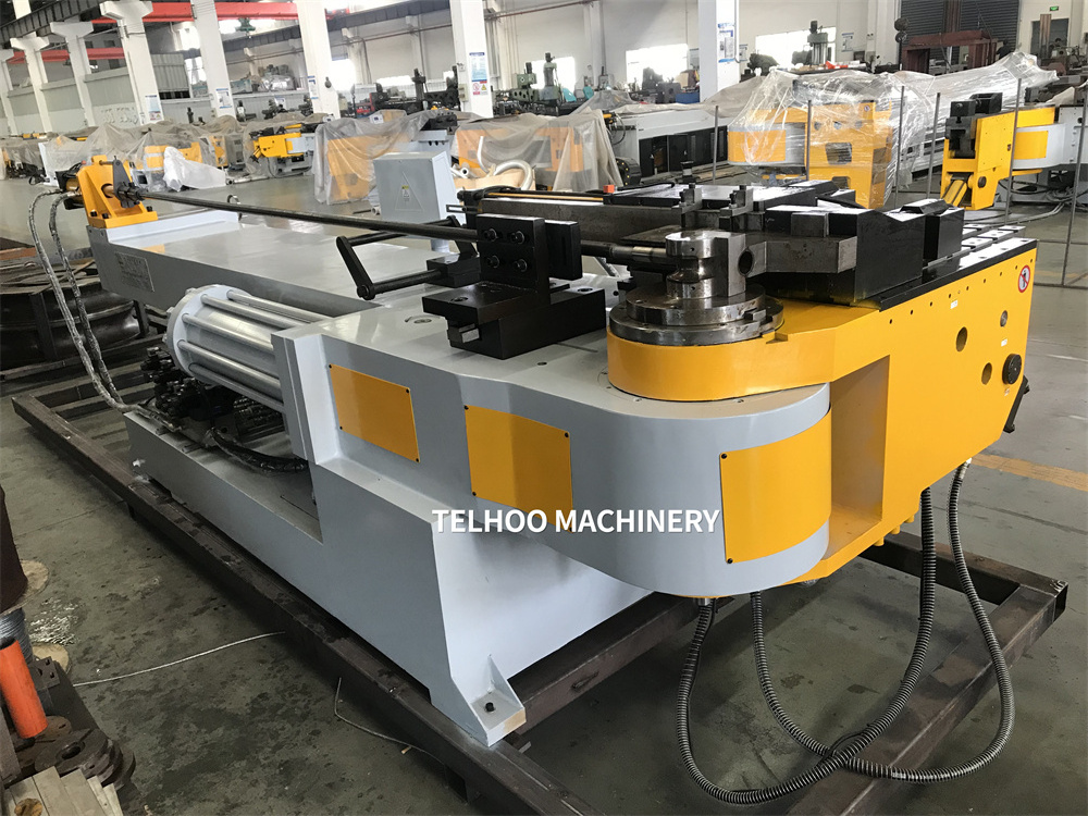 Telhoo DW115NC Metal Hydraulic Electric Automatic CNC Square Electric Round Tube Bender Pipe and Tube Bending Machine