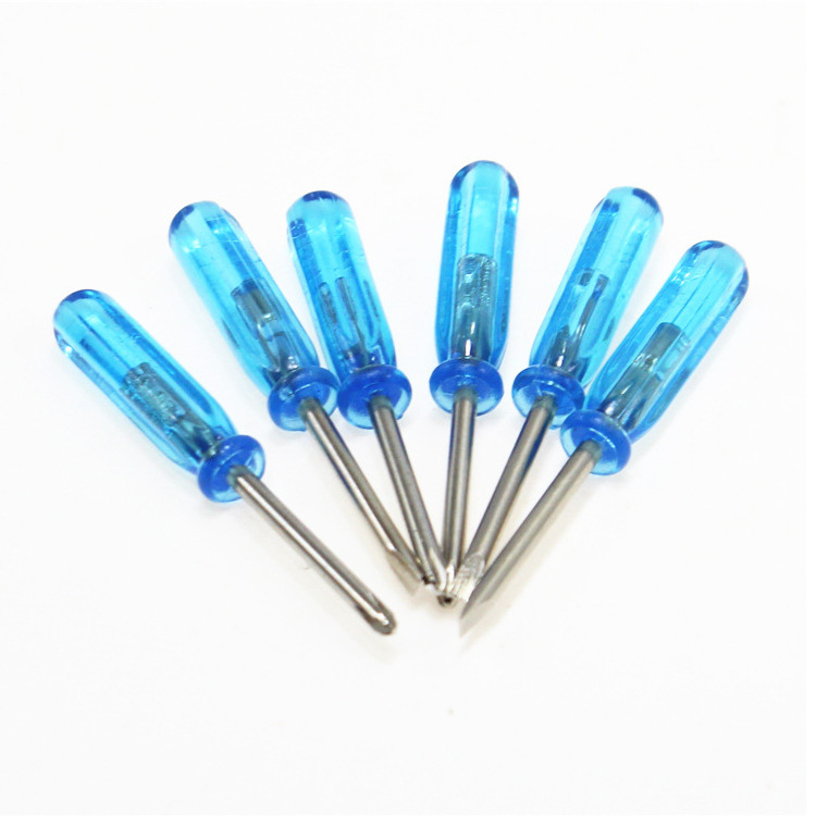 Transparent Plastic handle Mini Phillips Cross Head Screwdriver