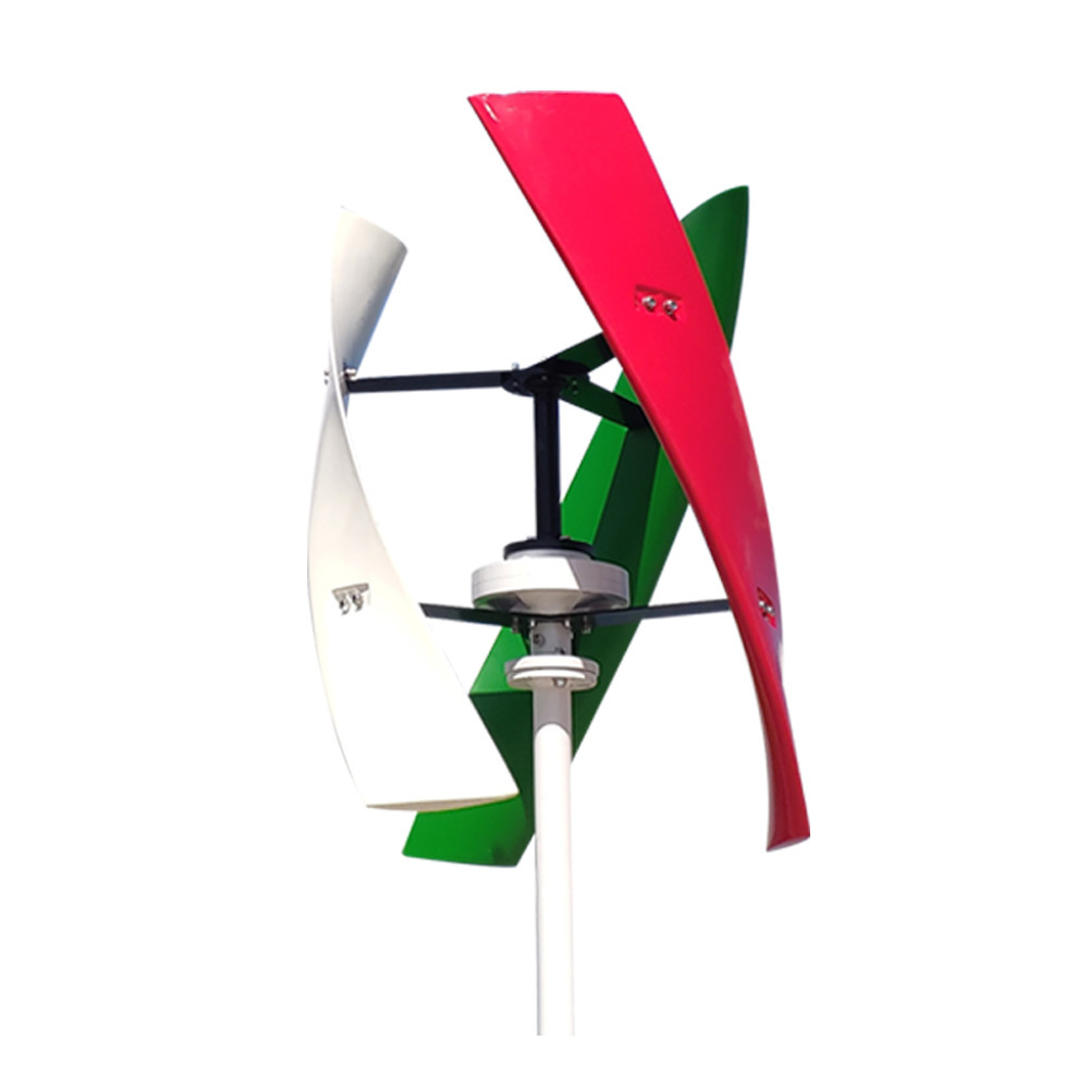 Hot Sales 500w 600w 12v 24v Vertical Axis Wind Turbine Generator Vawt Windmill Manufacturer Wholesale