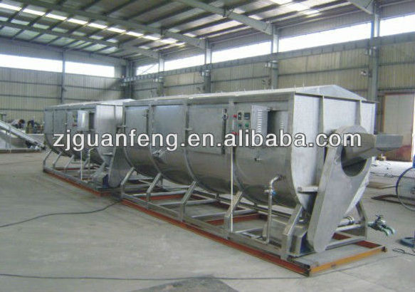 Blanching Machine Fresh Food Processing Steam Spiral Vegetable Fruit Blanching Machine