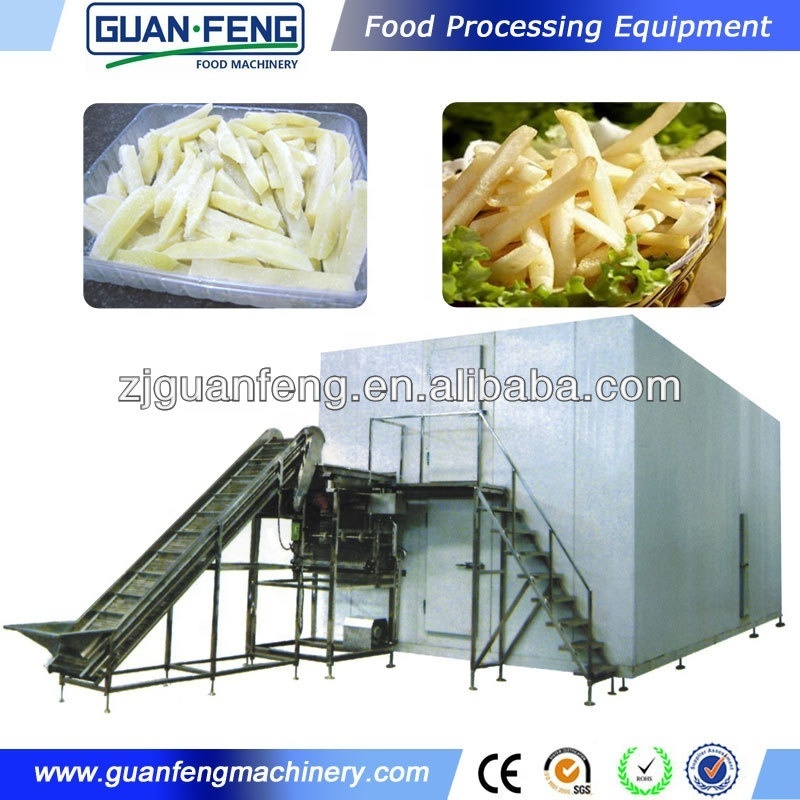 Quick freezing equipment iqf freezer green peas iqf quick freezing machine