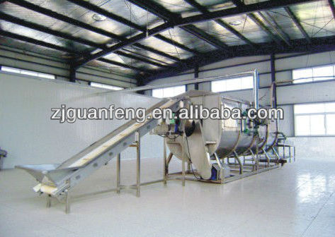 Blanching Machine Fresh Food Processing Steam Spiral Vegetable Fruit Blanching Machine