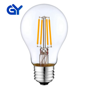 Hot sale E27/E26 A60 LED Filament Bulb Lights 4W replace the incandescent lamp