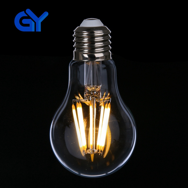 Hot sale E27/E26 A60 LED Filament Bulb Lights 4W replace the incandescent lamp